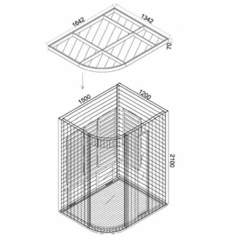 Jaquar Artize Aura Sauna (2-3 Persons)