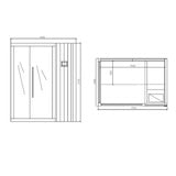 Jaquar Kubix Sauna (3-4 Seater)